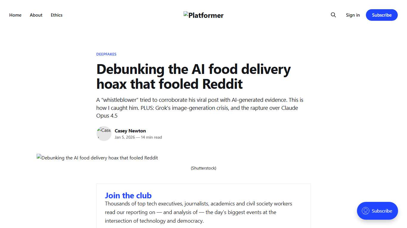 Debunking the AI food delivery hoax that fooled Reddit