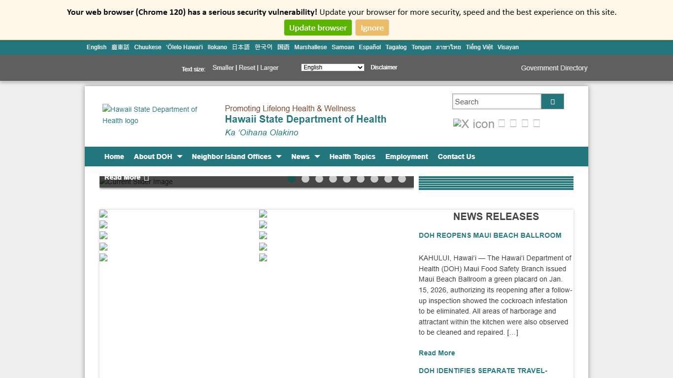 Hawaii State Department of Health